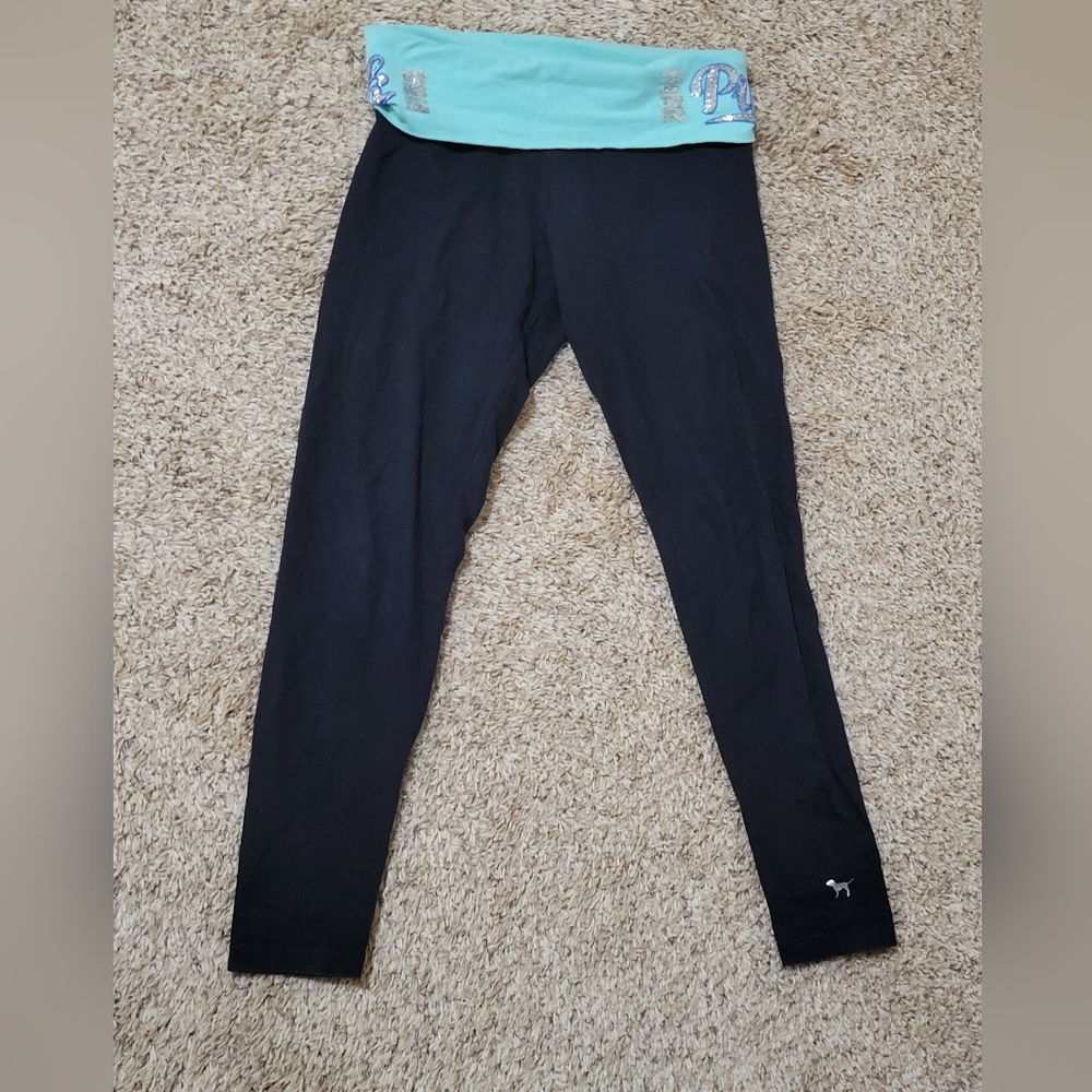 Pink yoga pants